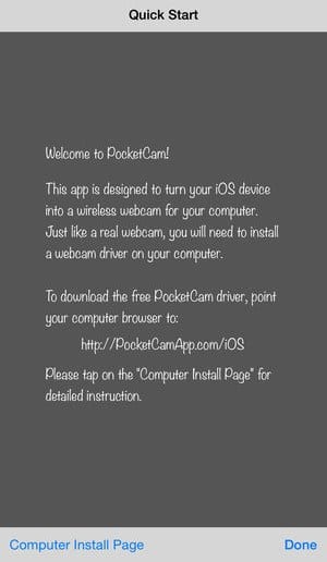 1. PocketCam