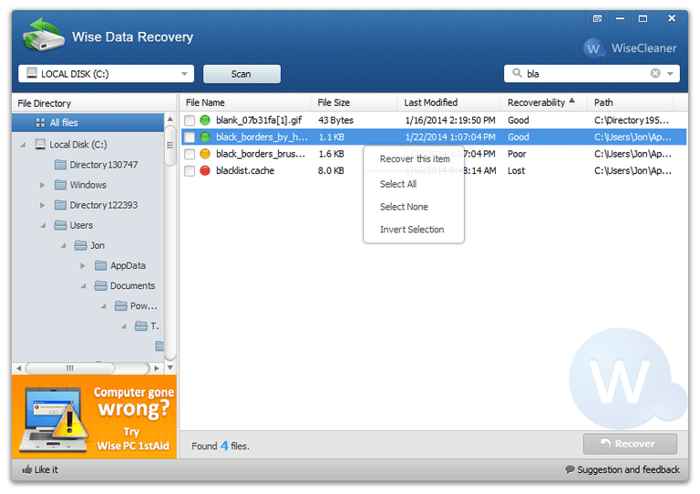 7. Wise Data Recovery