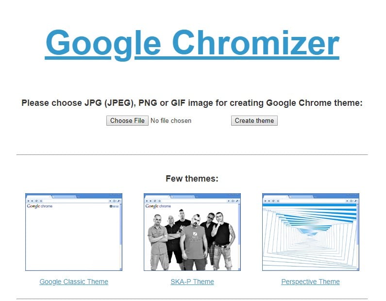 Google Chromizer