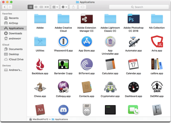 Mac Applications.