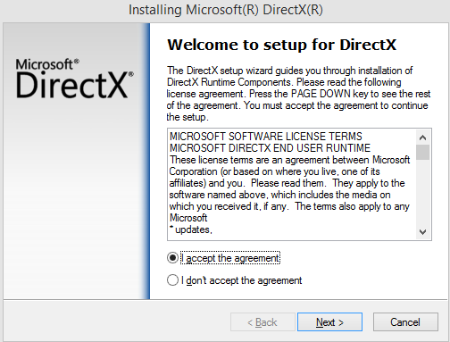 installer DirectX