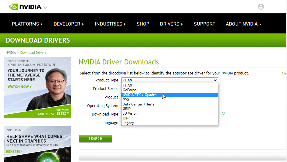 officiel de NVIDIA .