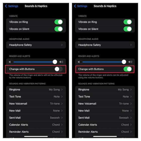 Réglez le son de l'alarme à l'aide des boutons de volume sur l'iPhone