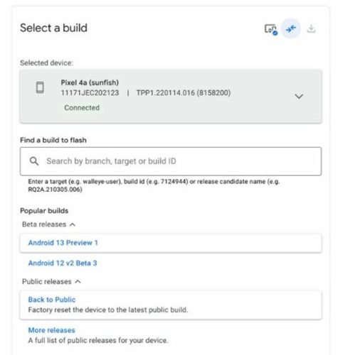 Comment installer Android 13 Developer Preview sur Google Pixel