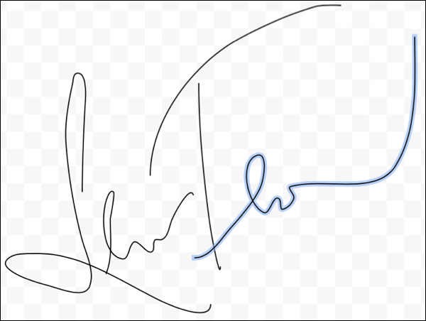 Dessinez votre signature