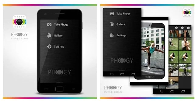 Installer l'application Phogy 3D Camera