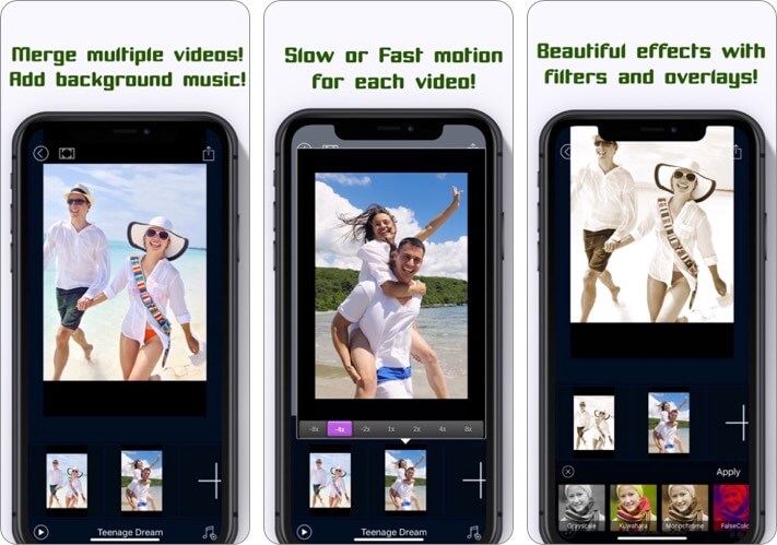 Capture d'écran de l'application Video Joiner pour iPhone et iPad