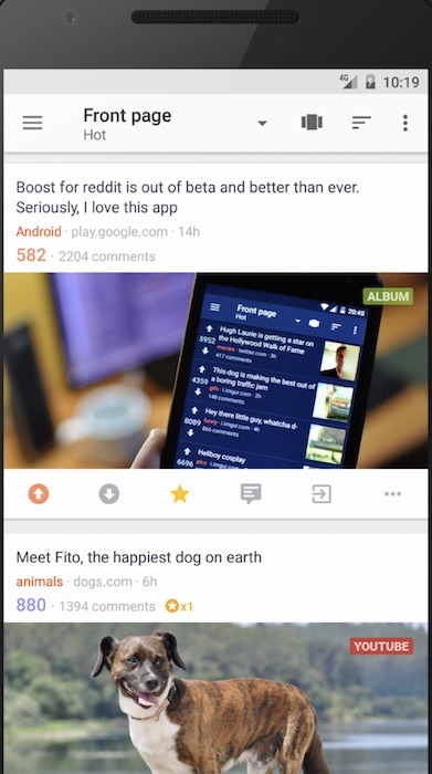Les meilleurs clients Reddit boostent Android