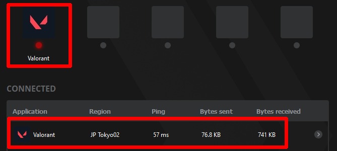 Décalage de sortie connecté