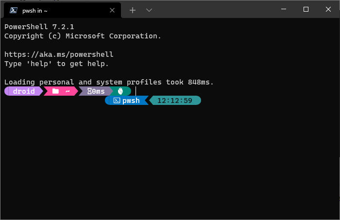 Taille par défaut du texte du terminal Windows