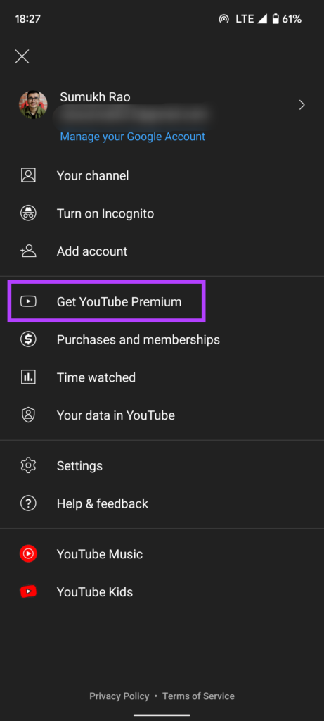 Obtenez YouTube Premium