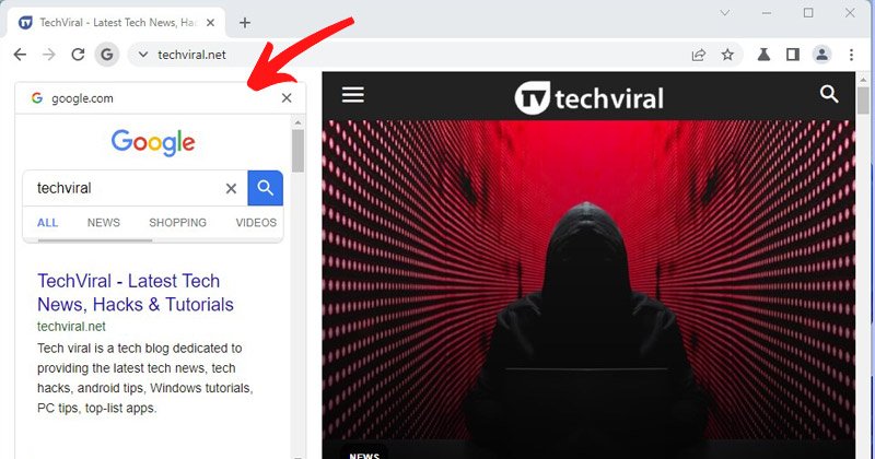 Comment activer le nouveau panneau Recherche latérale dans le navigateur Chrome