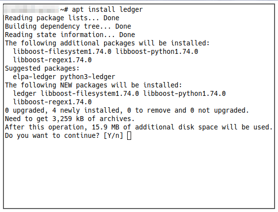 Emacs Ledger 07 Installation du Ledger 1