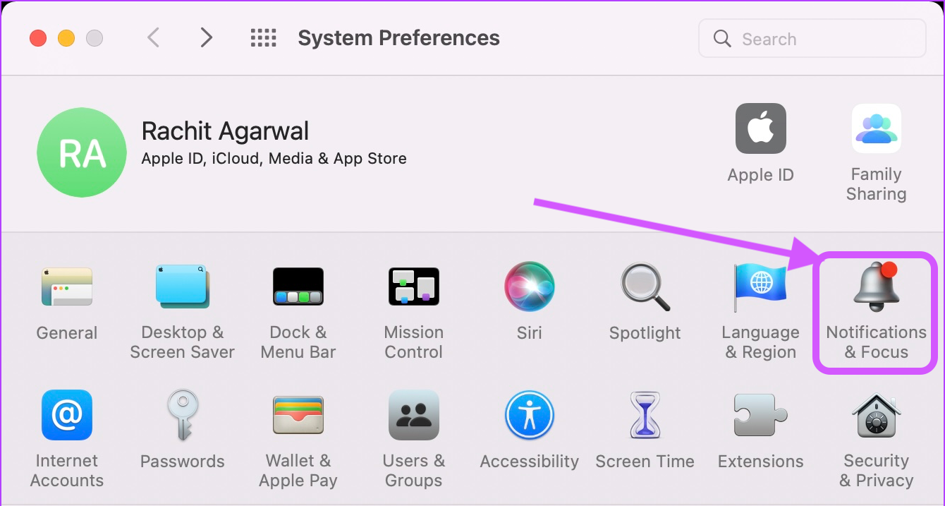 4. Configuration automatique de Ne pas déranger à l'aide du mode de mise au point 1