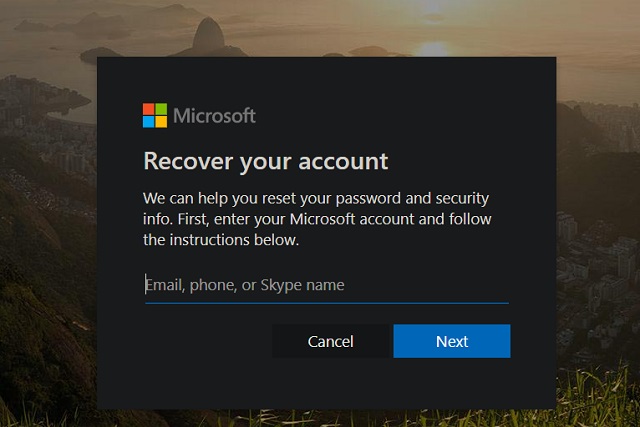 réinitialiser le mot de passe windows 11 pour le compte microsoft en ligne