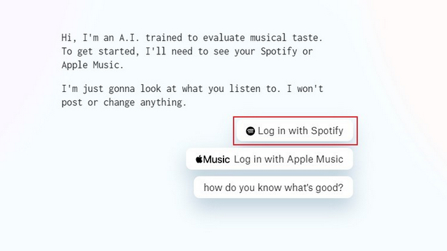 se connecter avec un compte spotify