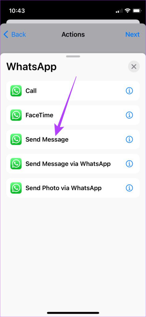 Message programmé envoyé sur WhatsApp