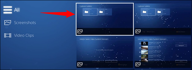 Sélectionnez un élément et appuyez sur Options.