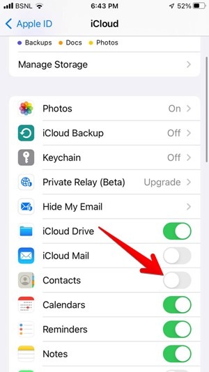 Supprimer plusieurs contacts Activer Icloud