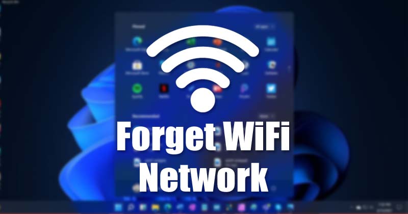 Comment oublier le réseau WiFi dans Windows 11