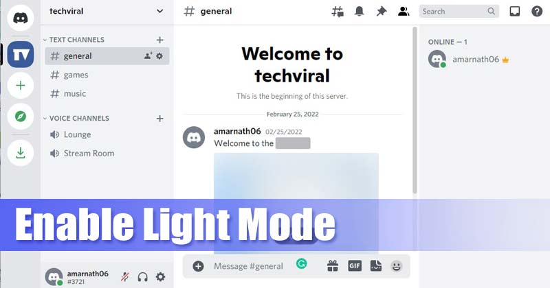 Voici comment activer le mode lumière dans Discord