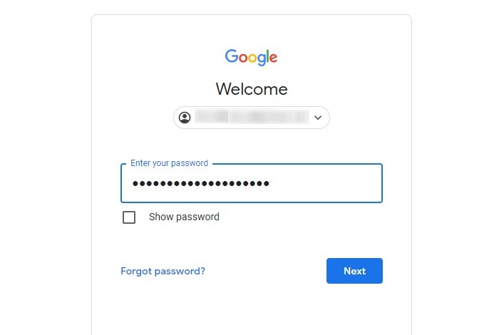 Mots de passe Navigateurs Dot Show Password Disabled