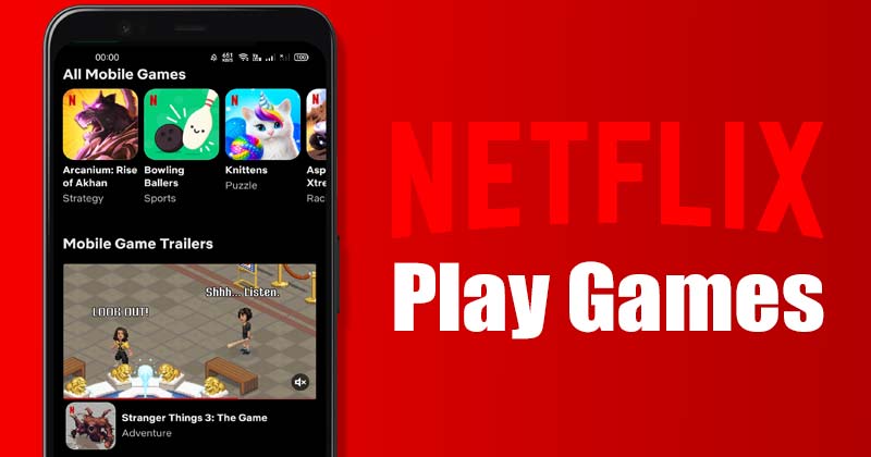 Comment jouer à des jeux sur Netflix