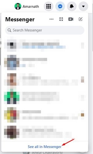 Tout afficher dans Messenger