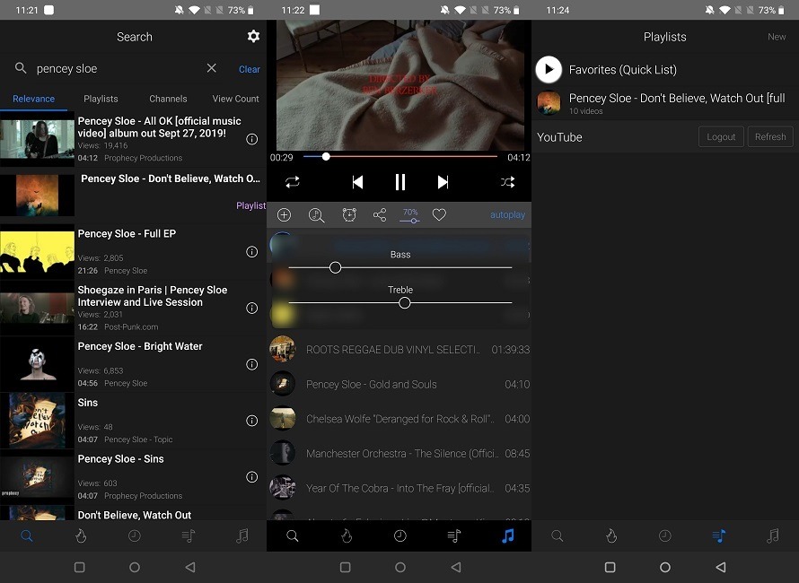 Meilleures applications Youtube tierces Itube mobile