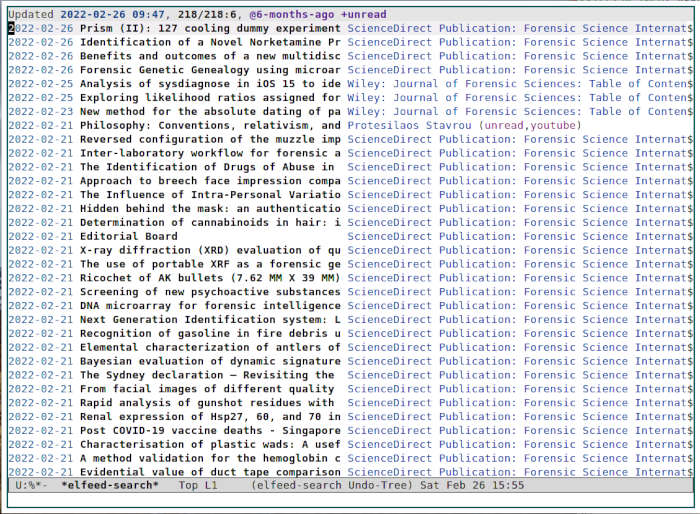 Emacs Rss 02 Résumé Elfeed