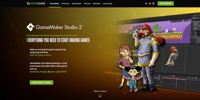 Développement de jeux Gamemaker Studio
