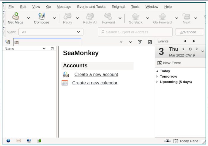 Courriel Linux 58 Seamonkey Bienvenue