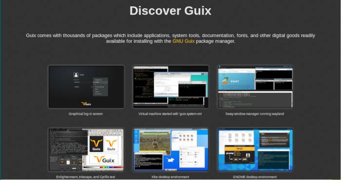 Linux Libre 06 Guix Site Web