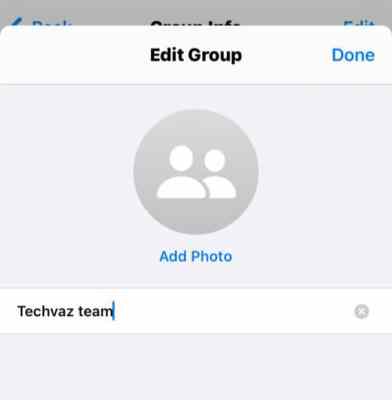 Whatsapp Modifier le groupe Ios