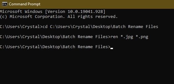3 façons de renommer des fichiers par lots dans les extensions Windows Explorer Cmd Cd