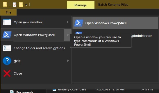 3 façons de renommer des fichiers par lots dans Windows Explorer Powershell