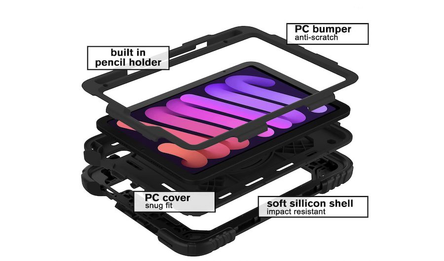 1. Étui BMOUO pour iPad Mini 6