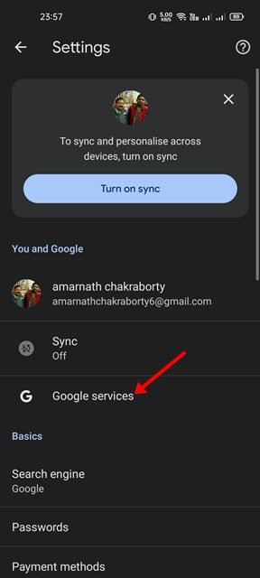 ServicesGoogle