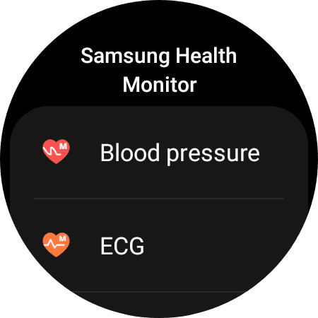 Tension artérielle sur Galaxy Watch 4