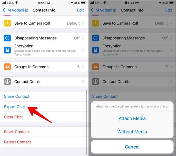 Whatsapp Iphone Export Chat