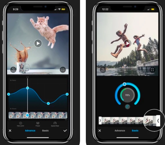 Éditeur vidéo au ralenti pour iOS