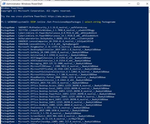 Supprimer la liste Windows de Bloatware de Bloatware Powershell