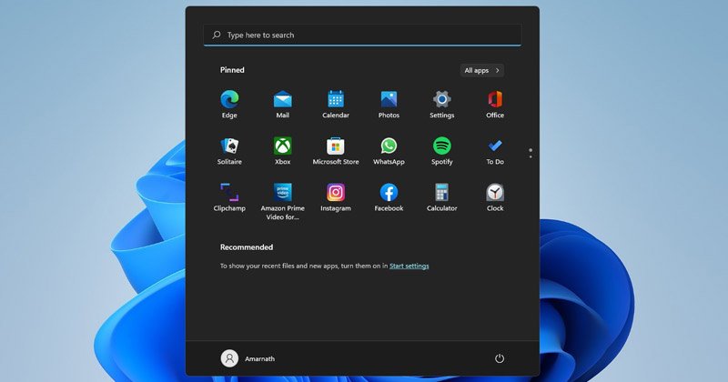 Comment réenregistrer le menu Démarrer dans Windows 11