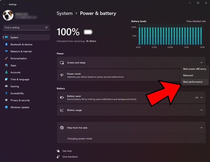 Correction de l'utilisation du processeur Windows 100 Meilleures performances 1