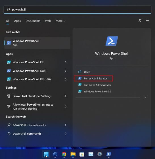 Supprimer les applications Windows 11 avec PowerShell