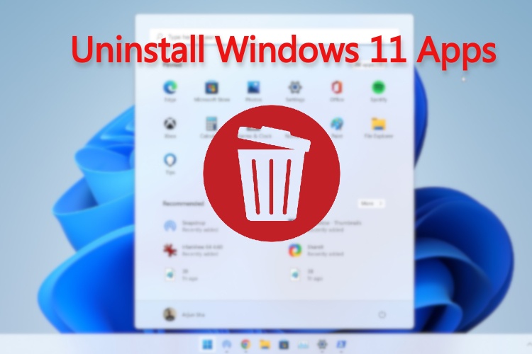 Comment désinstaller des applications sur Windows 11 