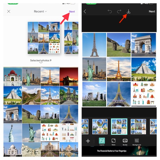 Concevez vos collages avec Picsart sur iPhone et iPad