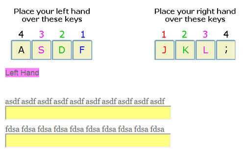 Apprendre à taper