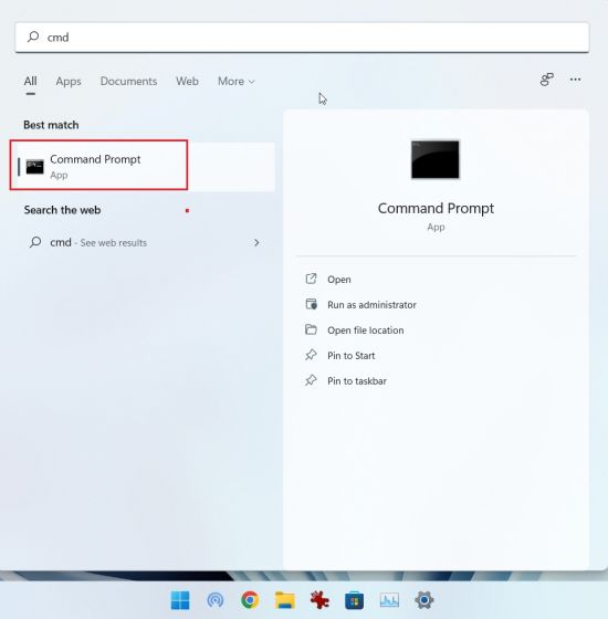 Entrez le BIOS dans Windows 11 à partir de l'invite de commande