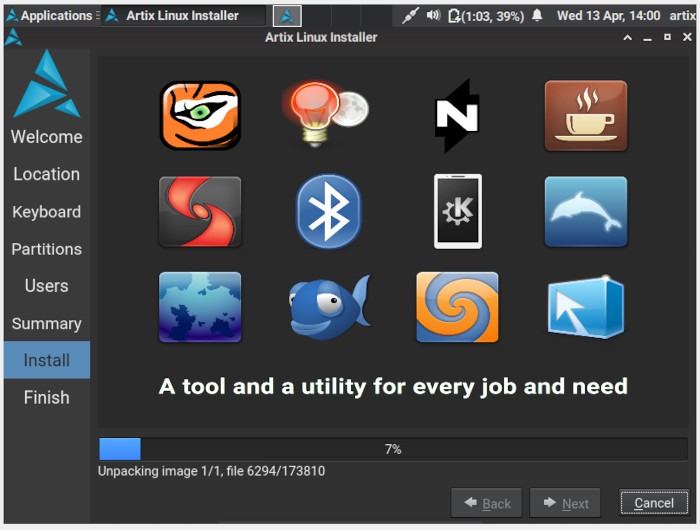 Artix Linux 17 Installation